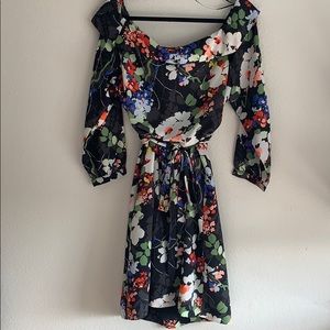 Floral Multi Color Banana Republic Dress